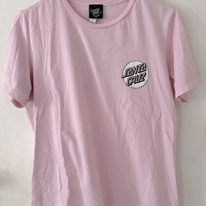 Santa Cruz pink T